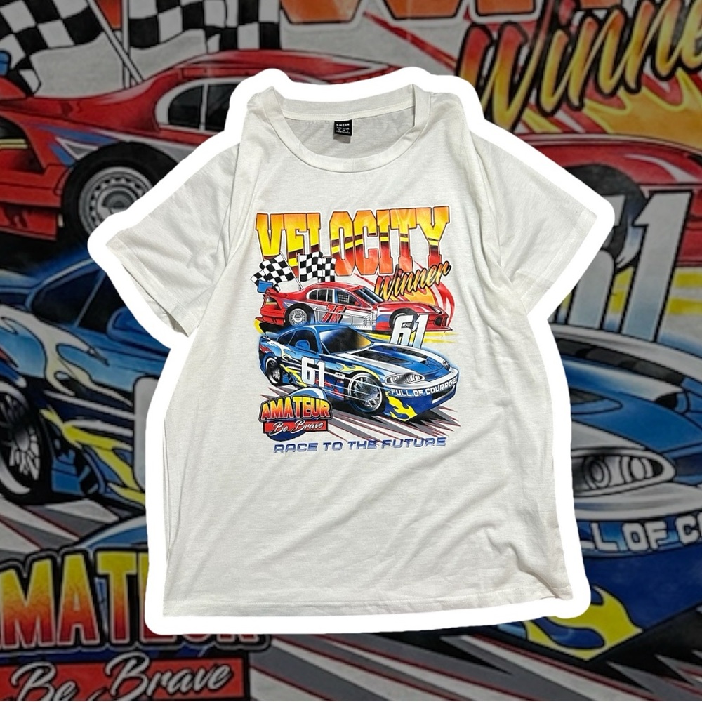Coca Cola White Short Sleeve Tee with Retro Graphic